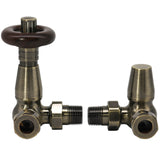 Traditional Corner TRV Twin Pack Antique Brass