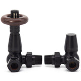 Traditional Corner TRV Twin Pack Black