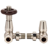 Traditional Corner TRV Twin Pack Satin Nickel