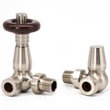 Traditional Corner TRV Twin Pack Satin Nickel